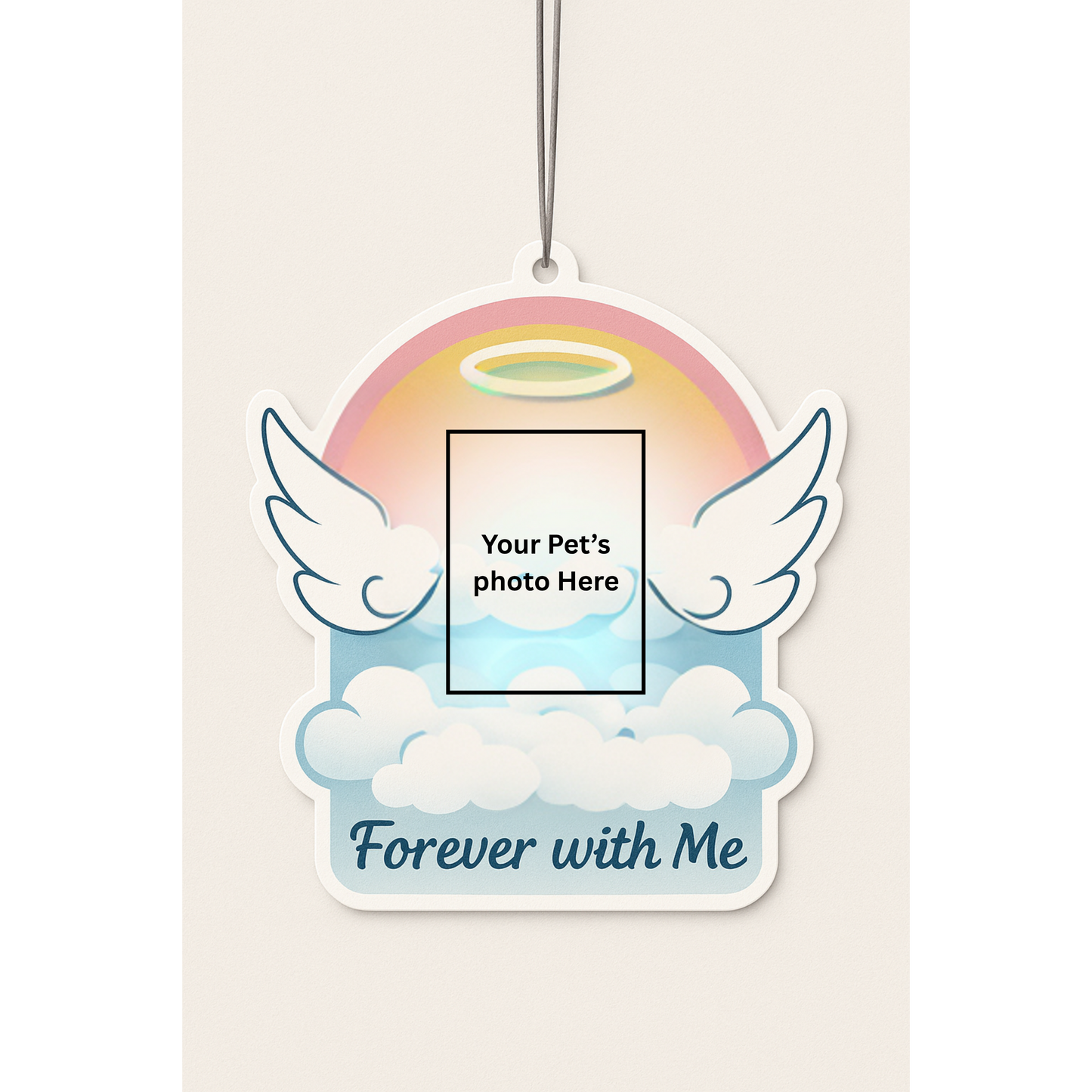 Pet Memorial Air Freshener – Angel Pup Edition - Personalised Dog Loss Gift
