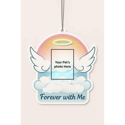 Pet Memorial Air Freshener – Angel Pup Edition - Personalised Dog Loss Gift
